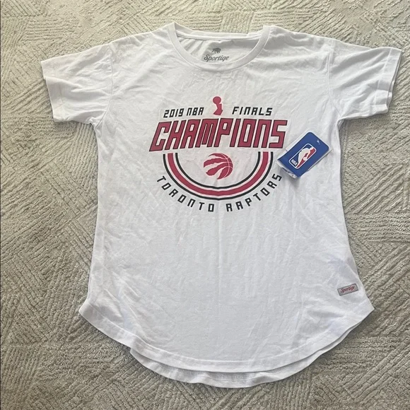 Women’s 2019 Toronto Raptors NBA Champions T-Shirt - Picture 1 of 3